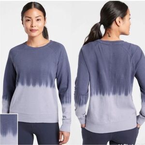 athleta sundown dip dye sweatshirt